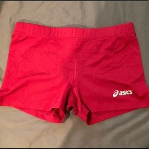 Asics Red Spandex Size Medium